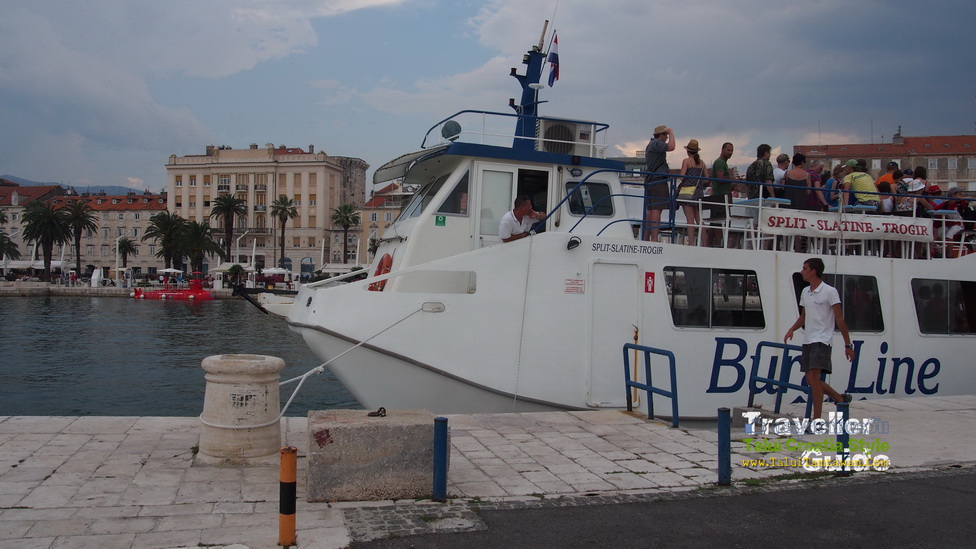 BuraLine Taxi boat trip takes about one hour to take TaluiTamtawan back to Split.
