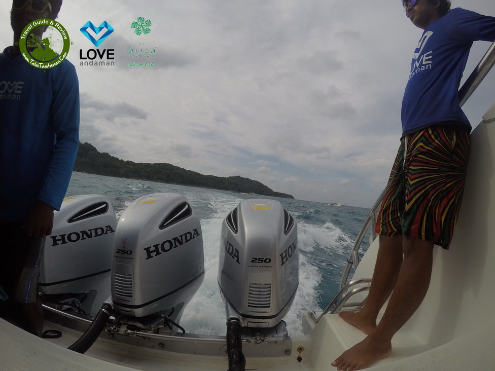 Speed Boat 3 เครื่องยนต์ Love Andaman รวมพลัง ทำความเร็ว ครับ