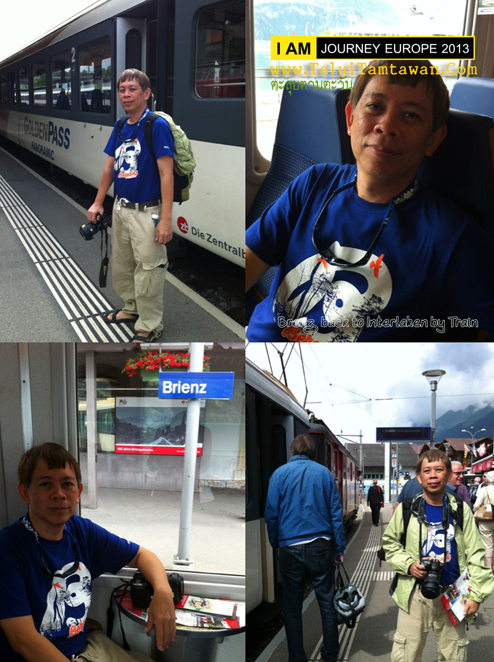 Brenz back to Interlaken by Train